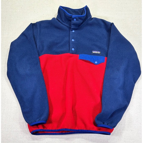 Vintage Patagonia Mens Small 1/4 Snap SYNCHILLA Pullover‎ Outdoor Wear Jacket